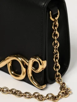 Borsa a tracolla Iconic in pelle con maxi logo Chloé