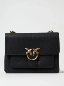 Borsa a tracolla Love Soft Big Pinko in pelle a grana