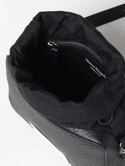 Borsa 5AC Maison Margiela in pelle a grana e canvas