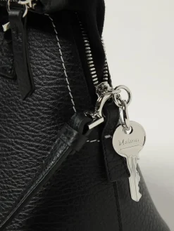 Borsa 5AC Maison Margiela in pelle a grana e canvas