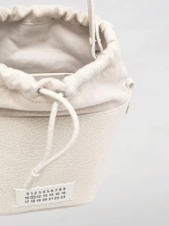 Borsa 5AC Maison Margiela in pelle a grana e canvas