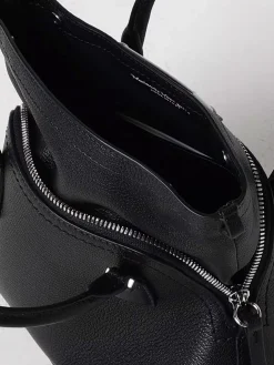 Borsa 5AC Maison Margiela in pelle a grana e canvas