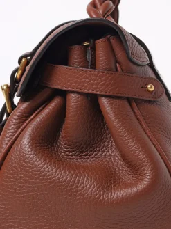 Borsa Alexa Mulberry in pelle a grana