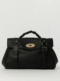 Borsa Alexa Mulberry in pelle a grana