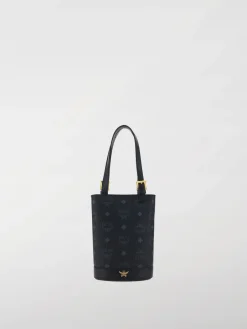 Borsa Aren tote in cotone con logo Mcm