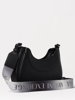 Borsa Armani Exchange in pelle sintetica a grana