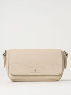 Borsa Armani Exchange in pelle sintetica a grana