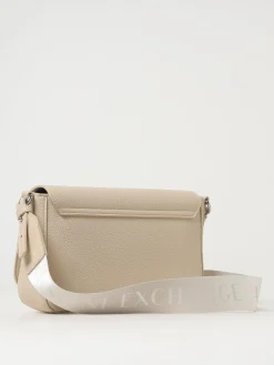 Borsa Armani Exchange in pelle sintetica a grana