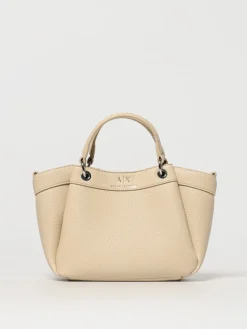 Borsa Armani Exchange in pelle sintetica a grana