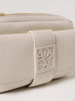 Borsa Armani Exchange in pelle sintetica a grana