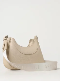 Borsa Armani Exchange in pelle sintetica a grana