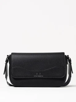 Borsa Armani Exchange in pelle sintetica a grana