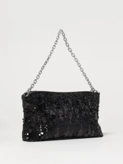 Borsa Armani Exchange in tessuto con paillettes ricamate