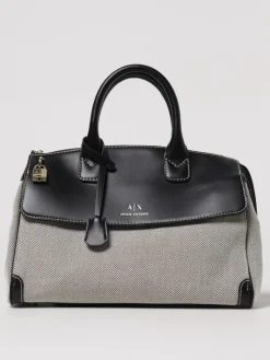 Borsa Armani Exchange in canvas e pelle sintetica