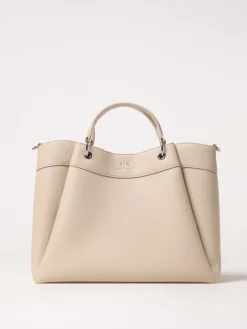 Borsa Armani Exchange in pelle sintetica a grana