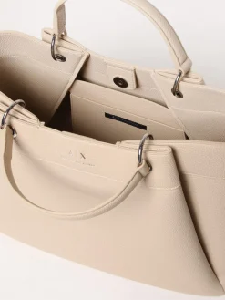 Borsa Armani Exchange in pelle sintetica a grana