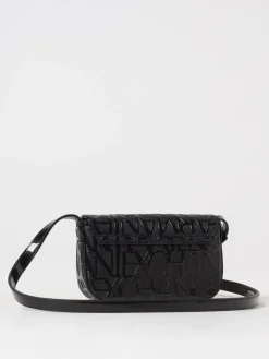 Borsa Armani Exchange in pelle sintetica saffiano con logo all over