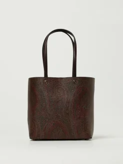 Borsa Arnica Etro in cotone spalmato