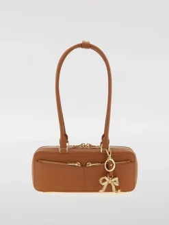 Borsa baguette Self-Portrait in pelle di angello