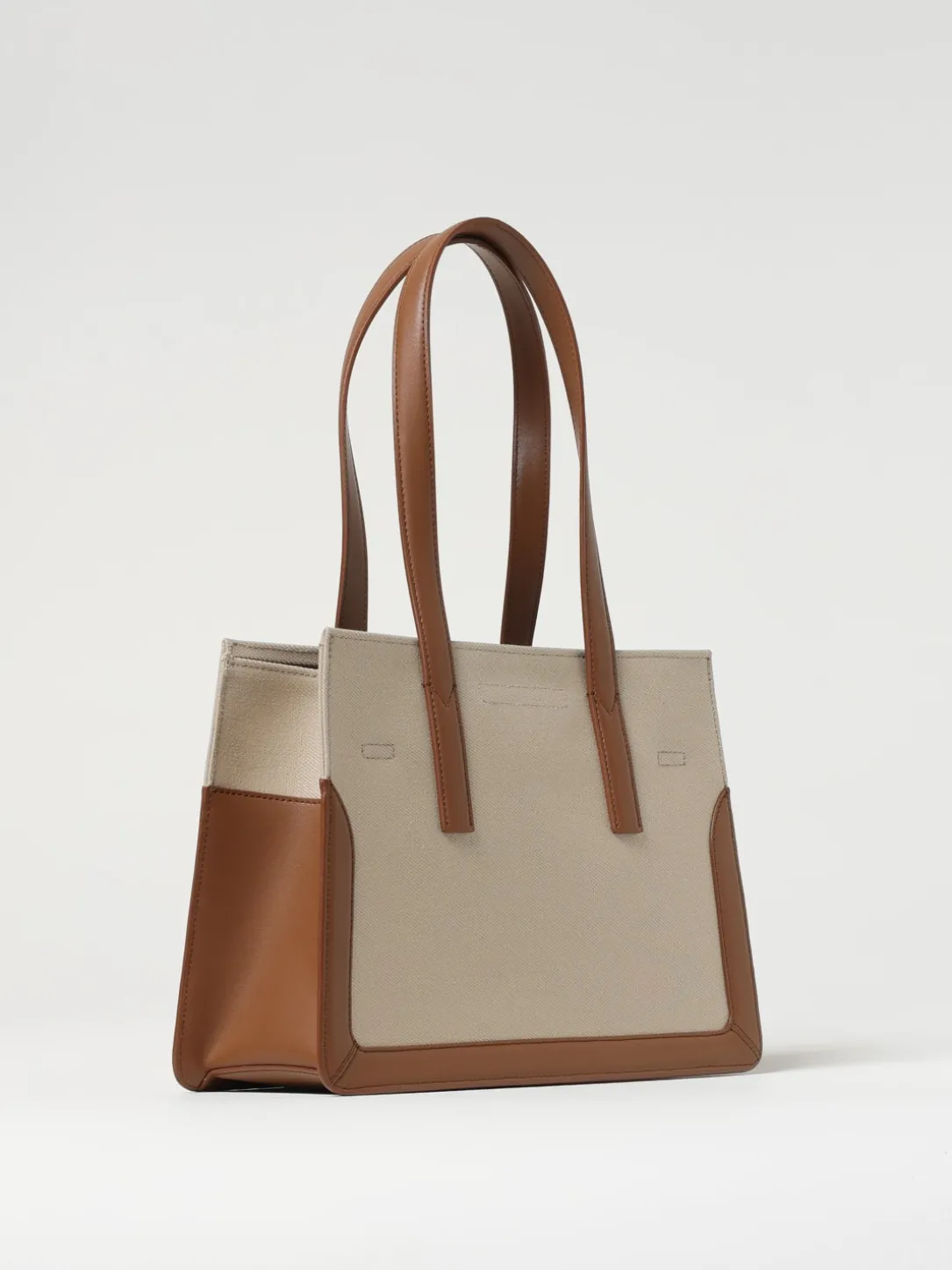 Borsa Baia Medium Furla in canvas di cotone e pelle