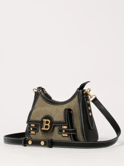Borsa Balmain in canvas e pelle