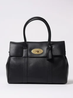 Borsa Bayswater Mulberry in pelle a grana