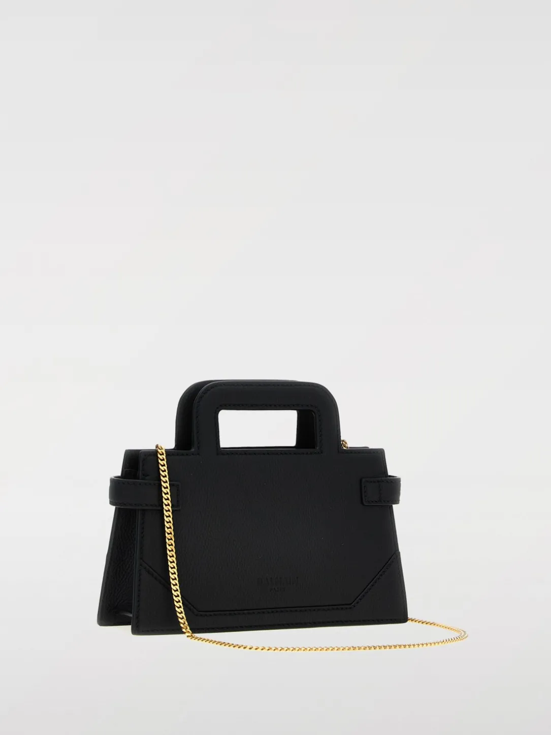Borsa B-Buzz Balmain in pelle a grana