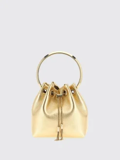 Borsa Bon Bon Jimmy Choo in nappa metallizzata