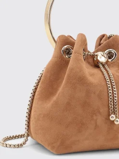 Borsa Bon Bon Jimmy Choo in pelle scamosciata