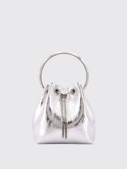 Borsa Bon Bon Jimmy Choo in pelle metallizzata