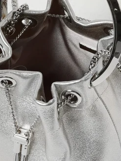 Borsa Bon Bon Jimmy Choo in pelle metallizzata
