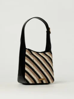 Borsa Bond Hobo Kurt Geiger London in viscosa crochet e pelle