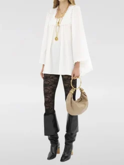 Borsa Bracelet Chloè in pelle martellata