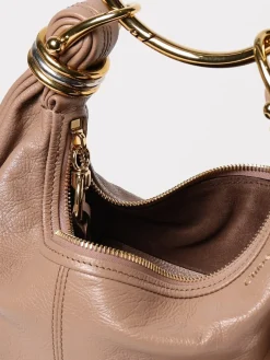 Borsa Bracelet Chloè in pelle martellata