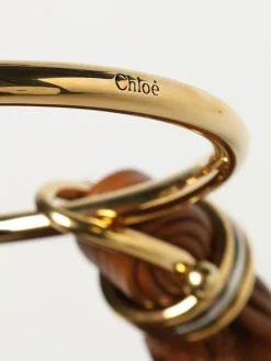 Borsa Bracelet Hobo Chloè in pelle a grana