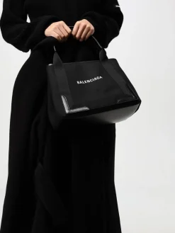 Borsa Cabas Balenciaga in canvas di cotone organico