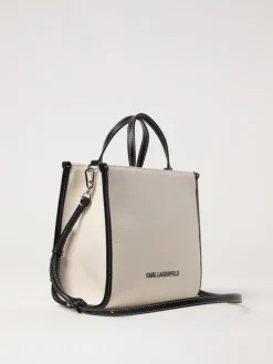 Borsa Cafè De Karl Jorge Parra x Karl Lagerfeld in canvas di cotone riciclato