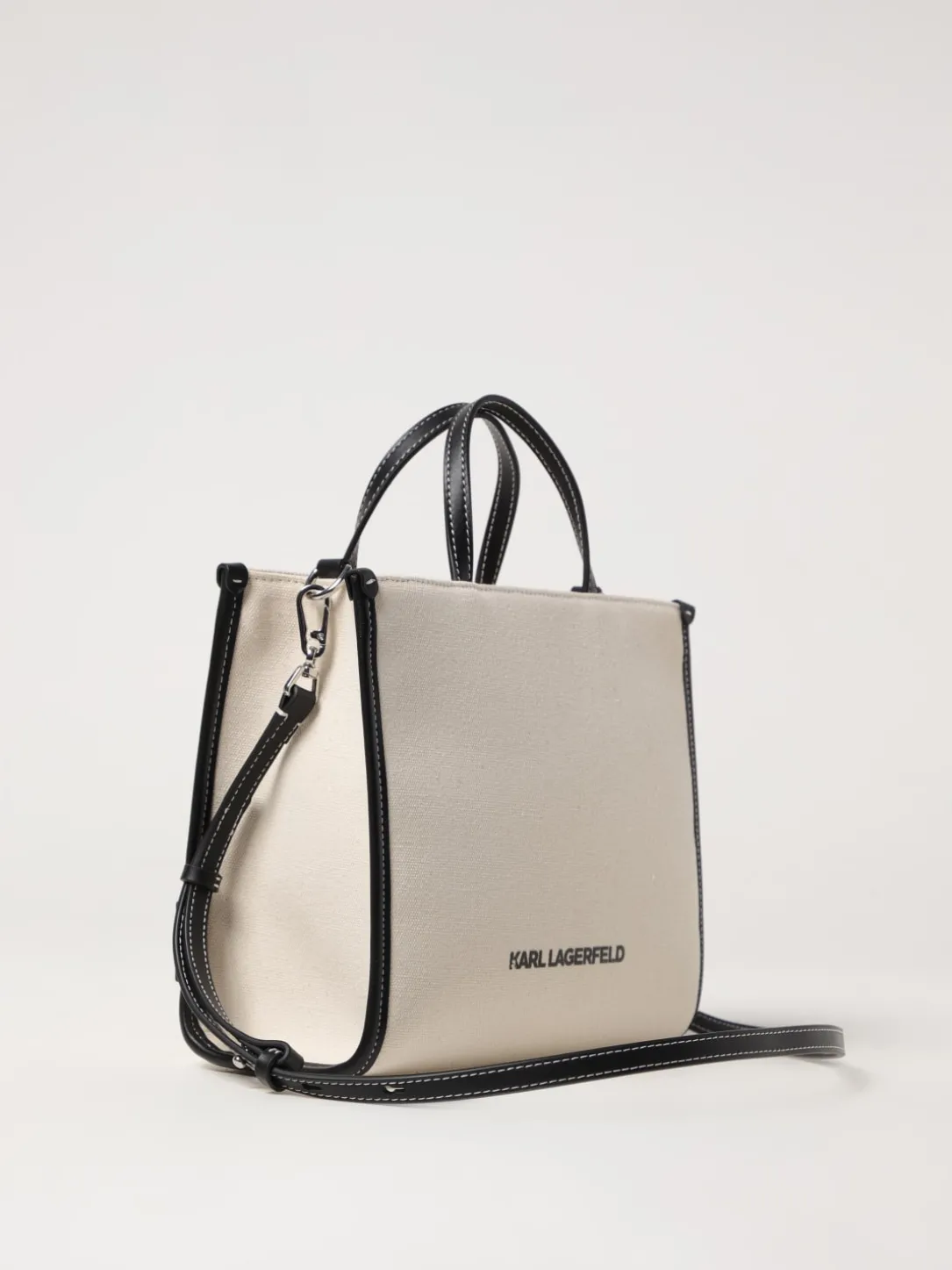 Borsa Cafè De Karl Jorge Parra x Karl Lagerfeld in canvas di cotone riciclato