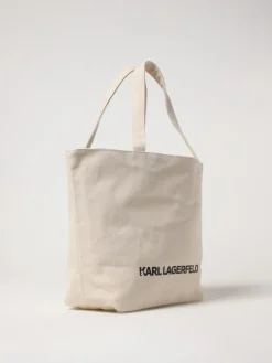 Borsa Cafè De Karl Karl Lagerfeld reversibile in canvas di cotone riciclato