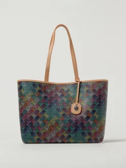 Borsa Camden Shopper Kurt Geiger London in cotone spalmato