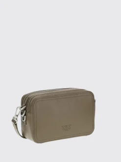 Borsa camera bag con logo in rilievo Pinko