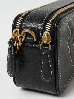 Borsa Carrie Camera Case Pinko in pelle a grana
