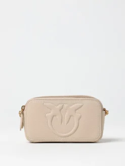 Borsa Carrie Camera Case Pinko in pelle a grana