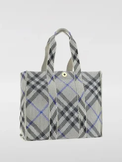 Borsa Check Burberry in nylon jacquard