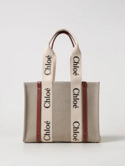 Borsa Chloè in canvas e pelle