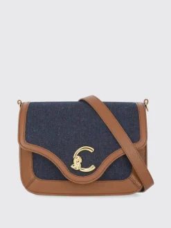 Borsa C-Me Coccinelle in denim di cotone e pelle a grana