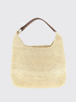 Borsa Cristiana Maison Michel in rafia