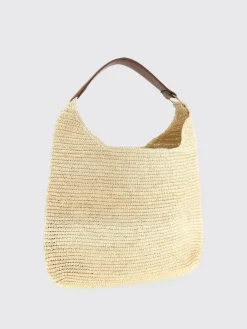 Borsa Cristiana Maison Michel in rafia