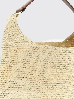 Borsa Cristiana Maison Michel in rafia