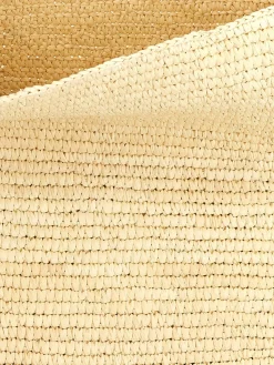 Borsa Cristiana Maison Michel in rafia